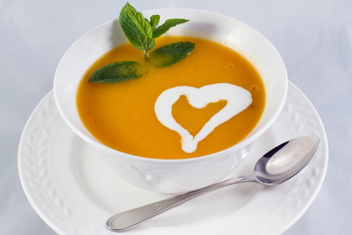Soup with heart